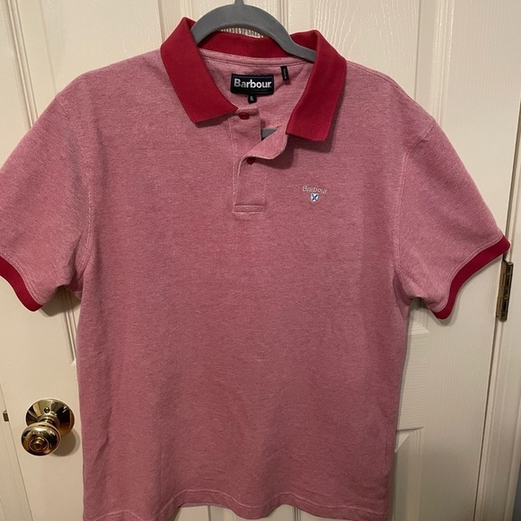 Barbour Sport Polo Shirt with Contrast Collar - Picture 3 of 9